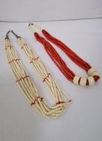 Mooie vintage ketting - NIEUW - (Been/Koraal?), Overige materialen, Verstelbaar, Overige kleuren, Nieuw