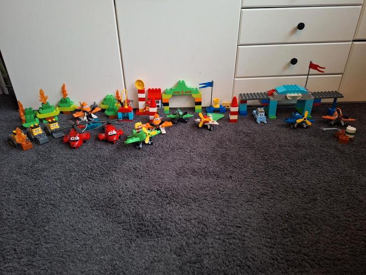 Duplo Disney Planes diverse sets + Klein Vliegveld, Kinderen en Baby's, Speelgoed | Duplo en Lego, Gebruikt, Duplo, Ophalen of Verzenden