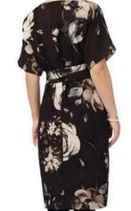 PHASE EIGHT Joanie Floral Dress - XL jurk met bloemen print, Kleding | Dames, Jurken, Zwart, Maat 46/48 (XL) of groter, Ophalen of Verzenden