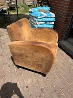 Lederen fauteuil, Ophalen, Gebruikt, 75 tot 100 cm