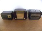 drie jaren 1946-48 bakelieten radio,s, Ophalen of Verzenden, Gebruikt, Radio