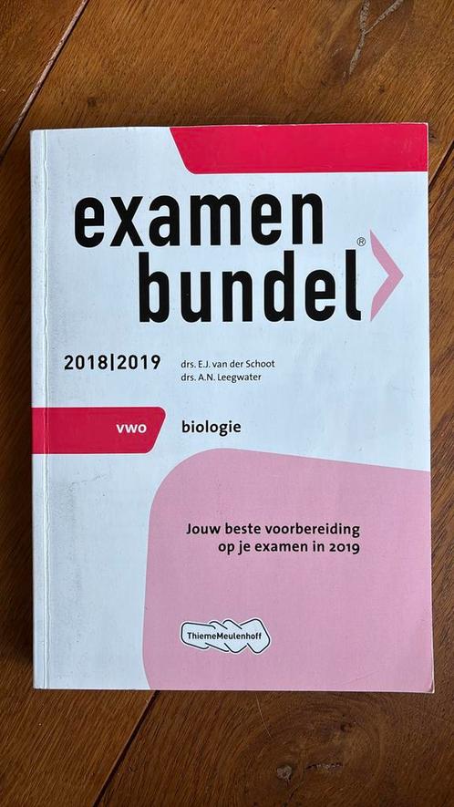 vwo examen bundel Biologie 2018/2019, Boeken, Schoolboeken, Zo goed als nieuw, Nederlands, HAVO, Ophalen of Verzenden
