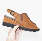 Mooie Suede Dr. Brinkmann Sandalen - s5 (Maat 41) € 40,-, Bruin, Dr. Brinkmann, Zo goed als nieuw, Sandalen of Muiltjes