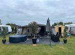 125 stuk Zwarte Isabella floor tegels 50x50 en 12 drempels, Ophalen, Zo goed als nieuw