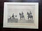 Paarden prent 1907 Le Pas Le trot Le Galop, Gebruikt, Ophalen of Verzenden, Voor 1940, Dier