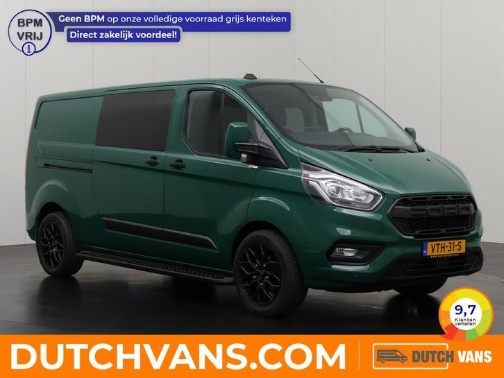Ford Transit Custom 2.0TDCI 130PK Dubbele Cabine Lang Limite, Auto's, Bestelauto's, Te koop, ABS, Achteruitrijcamera, Airconditioning