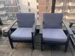 Lounge stoelen voor balkon of tuin (per stuk of per 2), Ophalen, Gebruikt, Hout