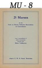 MU-8 Fluit Bladmuziek 25 Marsen Boerenlieties / Contredansen, Muziek en Instrumenten, Bladmuziek, Ophalen of Verzenden, Zo goed als nieuw
