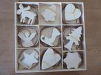 Kersthangers / decoraties, hout, 7-8 cm, Ophalen of Verzenden, Nieuw, Knutselwerk