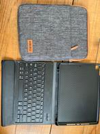 iPad Hoes Set: Keyboard & Fleece Voering (24,5x17), 10 inch, Bescherming voor- en achterkant, Ophalen of Verzenden, Zo goed als nieuw