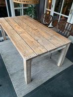 Tafel steigerhout 200x100cm, Huis en Inrichting, Ophalen, Gebruikt, 200 cm of meer, 50 tot 100 cm