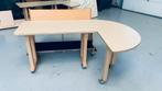 KidzF J-Tafel + Banken op wielen (Heutink), Huis en Inrichting, Tafels | Eettafels, Ophalen, Gebruikt, 100 tot 150 cm, Vijf personen of meer