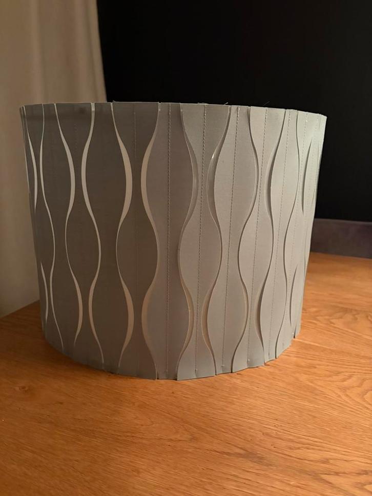 LÖKNÄS Lampenkap Ikea lichtblauw/lichtgroen diameter 42 cm, Huis en Inrichting, Lampen | Lampenkappen, Nieuw, 25 tot 50 cm, Rond