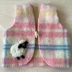 Handgemaakte bodywarmer, 100% wol, nieuw, maat 74/80, Ophalen of Verzenden, Nieuw, Meisje, Overige typen