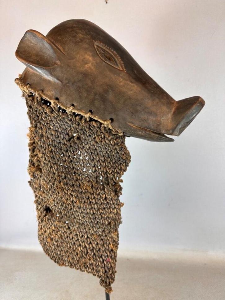 250343 Oud Afrikaans Chokwe Ngulu Masker uit Angola., Antiek en Kunst, Kunst | Niet-Westerse kunst, Ophalen of Verzenden