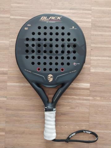 Siux Black Carbon Revolution 3K Padelracket beschikbaar voor biedingen