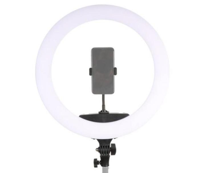 Ringlamp voor vloggers visagisten +spiegel+ smartphonehouder, Audio, Tv en Foto, Fotografie | Fotostudio en Toebehoren, Nieuw