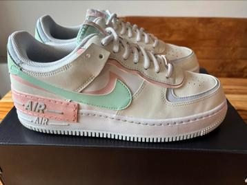 Nike Air Force 1 Shadow white/Atmosphere-mint foam maat 42 beschikbaar voor biedingen