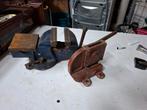 Bankschroef en metaalschaar, Ophalen, Gebruikt, Onbekend, Onbekend