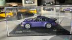 Minichamps Porsche 911 turbo Veilchenblau, Ophalen of Verzenden, Zo goed als nieuw, Auto, MiniChamps