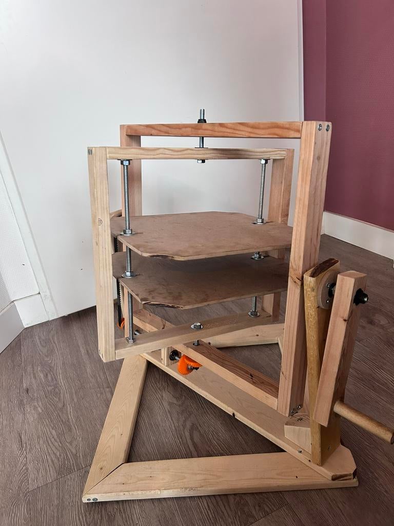 Rotocast machine voor holle vormen, Ophalen of Verzenden, Gebruikt