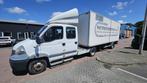 BE-Combi Renault Mascott 150-35 T 2009 met trailer en klep, 4 cilinders, Renault, Wit, Origineel Nederlands