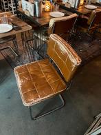 Buis stoelen, Bruin, Leer, Ophalen of Verzenden, Vijf, Zes of meer stoelen