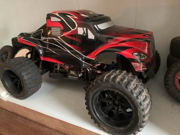 RC Auto Project + 4 Sets Velgen/Banden. Controller etc.. beschikbaar voor biedingen