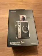 Fujifilm Instax Mini EVO Zwart - Nieuw!, Audio, Tv en Foto, Fotocamera's Digitaal, Compact, Nieuw, Ophalen of Verzenden, Fujifilm