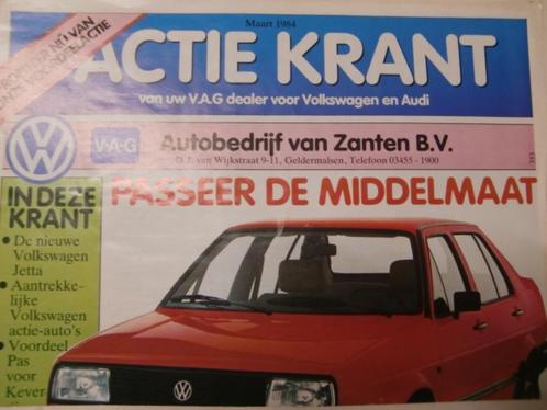 Volkswagen folder modellen 1984, Boeken, Auto's | Folders en Tijdschriften, Gelezen, Volkswagen, Ophalen of Verzenden
