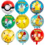 Pokemon folie ballonnen * set van 9 stuks, Ophalen of Verzenden, Nieuw, Versiering, Verjaardag
