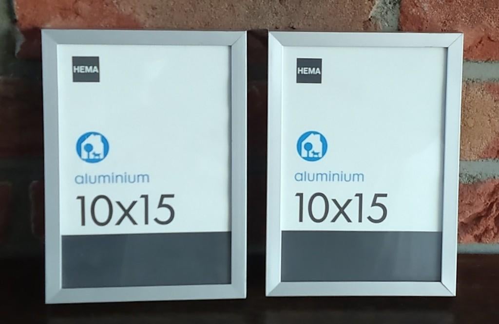 foto wissel lijstjes HEMA,  aluminium, volgnr 6, Minder dan 50 cm, Metaal of Aluminium, Nieuw, Ophalen of Verzenden