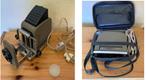 Vintage werkende Diaprojector Lucky Tiny (‘60)+org Tas  Comp, Antiek en Kunst, Ophalen of Verzenden