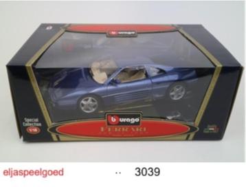 Bburago Ferrari 348TB 1:18 1989 kleur BLAUW 3039 modelauto beschikbaar voor biedingen