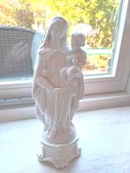 Bisquit porseleinen beeld Maria met kind., Antiek en Kunst, Ophalen of Verzenden