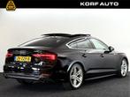 Audi A5 Sportback 40 TFSI / 2x S-line / Pano / Leder / Virtu, Auto's, Audi, Gebruikt, Zwart, Leder, Bedrijf