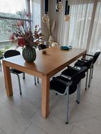 Eetkamertafel, Huis en Inrichting, Tafels | Eettafels, Ophalen, Gebruikt, 50 tot 100 cm, Landelijk