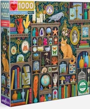 eeBoo - Alchemist's Cabinet - 1000 stukjes, Hobby en Vrije tijd, Denksport en Puzzels, Nieuw, Legpuzzel, 500 t/m 1500 stukjes