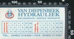 Sticker: Van Diepenbeek Hydrailiek, Overige typen, Ophalen of Verzenden, Zo goed als nieuw