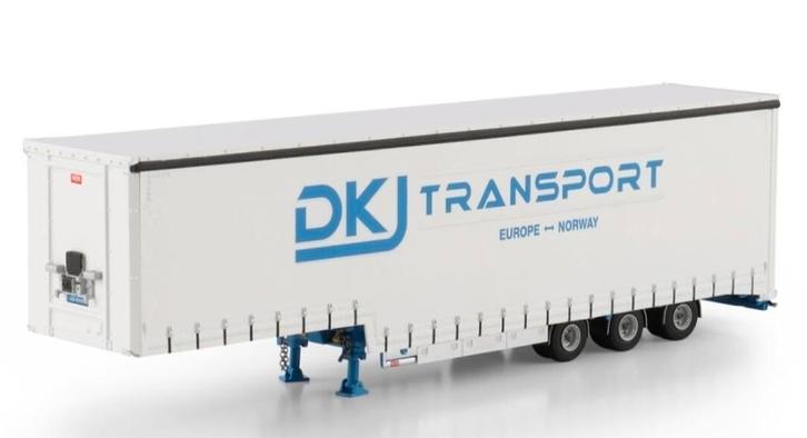 WSI TRAILER  - DKJ TRANSPORT, Hobby en Vrije tijd, Modelauto's | 1:50, Nieuw, Bus of Vrachtwagen, Wsi, Ophalen of Verzenden