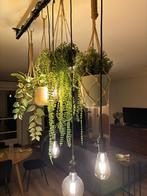 Hanglamp Loftdeur met planten, Huis en Inrichting, Lampen | Vloerlampen, Ophalen, Loftdeur, 100 tot 150 cm, Zo goed als nieuw