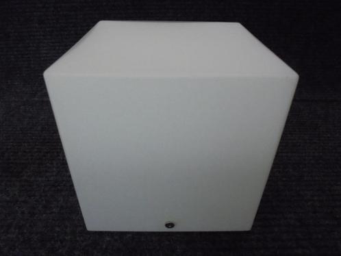Panzeri KUBIK (Large) muur- of plafondlamp., Huis en Inrichting, Lampen | Hanglampen, Gebruikt, Minder dan 50 cm, Glas, Metaal