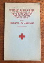 Rode Kruis Algemeen Regelement Deventer en Omgeving., Verzenden, Overige soorten, Nederland, Boek of Tijdschrift