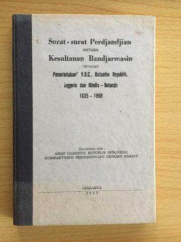 Contracten Ned.-Indië met sultanaat Banjarmasin 1635-1860 beschikbaar voor biedingen