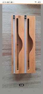 Bamboe Foliehouder - Wandmontage, Ophalen of Verzenden, Nieuw, Bruin, Hout