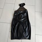 Latex Halter Jurk Peter Domenie - XXL, Zwart, Maat 42/44 (L), Ophalen of Verzenden, Zo goed als nieuw