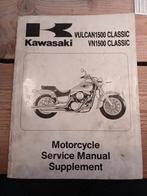 Supplement service manual kawasaki vn1500, Motoren, Handleidingen en Instructieboekjes, Ophalen of Verzenden, Kawasaki