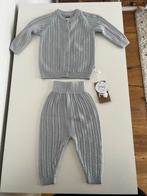 Grijsblauw gebreid set nieuw 62-68 maanden baby katoen, Ophalen of Verzenden, Nieuw, Jongetje of Meisje, Pakje