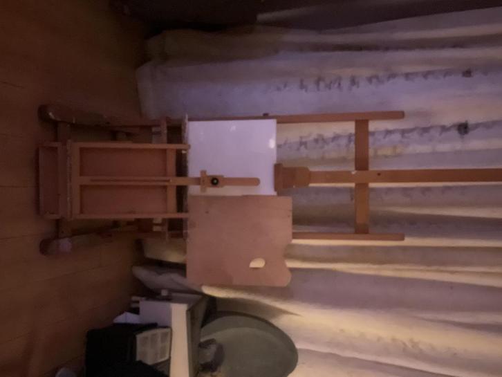 Mabef Atelier ezel & Winsor & Newton tafel ezel, Hobby en Vrije tijd, Schilderen, Gebruikt, Ezel, Ophalen