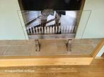 Glazen Haardscherm, Huis en Inrichting, Haarden, Ophalen, Gebruikt, Inbouwhaard, Houthaard